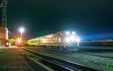 VIA Rail 641 Passing Eastbound Freight Train 90D125186