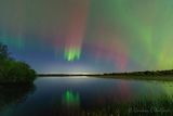 20241010 Aurora Beyond Irish Creek Reflected 90D130910