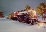 Snowy Holiday CN 1112 Steam Locomotive (iPhone14-3700)