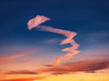 Curly Cloud At Golden Hour DSCN016987