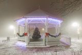 Holiday Bandstand In Night Fog 90D135473