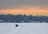 Ice Fishing Tent On Lower Rideau Lake DSCN017753