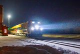 VIA Rail 641 In Snowfall At Night 90D136292