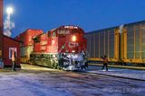 CPKC Train Passing Autorack Box Cars 90D136887