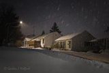 Houses In Snowstorm 90D141241