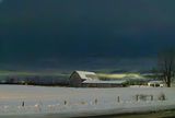 Night Glow Beyond Winter Farm 90D142650