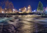 Old Mill Channel At Night 90D147823