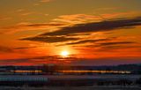 Clouded Sunrise Beyond Distant Rideau Canal 90D149634