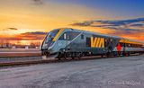 VIA Rail 41 At Sunrise 90D152423