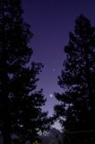 Jupiter, Venus and Earthshine Moon setting