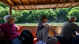 Relaxing boat ride