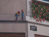 Mur des Canuts - trompe loeil