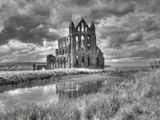 Whitby Abbey - BW HDR