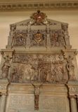 Burton Agnes Hall - mantelpiece - wood - plaster - alabaster HDR