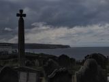 Memorial to Caedmon in St Marys churchyard