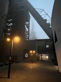 Walking along the blast furnace