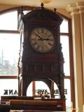 Beamish Museum - office clock at Barclays bank