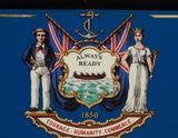 Beamish Museum - motto on a tram
