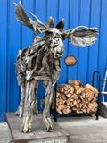 Moose sculpture