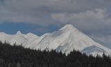 Mountain range east of Haines