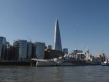 HMS Belfast with the Shard