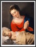 Mary Adoring the Sleeping Christ Child, C1616