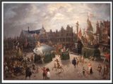 Parade Floats on the Meir in Antwerp, 1670