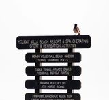 Common Myna sign post