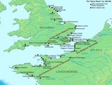 Britannia Saxon Shore 380 CE Map