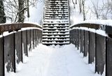 Le pont et lescalier sur la St-Charles  Duberger