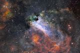 M17 Swan Nebula (SiiHaOiii - SHO Palette)