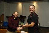 Jay Clapek receives a 1st Bird Keepsake Plaque 2023
