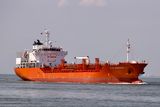Ellen Essberger passes Terneuzen whilst heading to Antwerp. (10/7/2025)