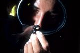 Genie Clark during Flashlight fish expedition