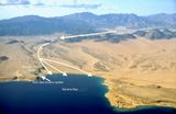 Path of the great flood into Naama bay 1979