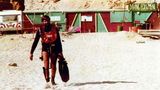 1973 Heading out to dive from the Train Car Diving Center 