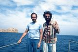 Hans Haas with me at Ras Mohammed 1980