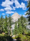 South aspect of Half Dome, view from Panorama Trail