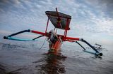Jukung on Lovina Beach (Bali)