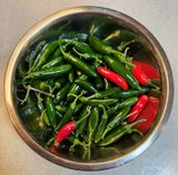 I didnt expect so many serrano peppers