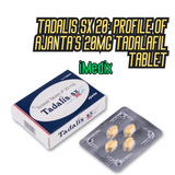 Tadalis SX 20: Profile of Ajantas 20mg Tadalafil Tablet - 1