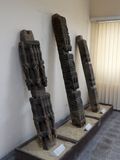 Wooden pillars - 18-19th C. Nuristan
