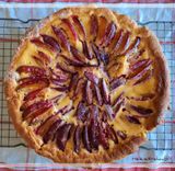Tarte aux quetsches pate brioche de patisseriekiltac (instagram)