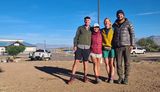 Other hikers! Brian, Grandpa, Firecracker and Survivorman at Roosevelt Lake