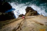 Lundy Island off Devon, on the Devils Slide