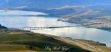 Vantage Bridge, Wanapum Lake, Columbia River, Ginkgo State Park, Vantage, Washington 268  