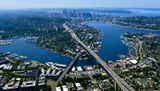 Seattle YC, Queen City YC, Portage Bay, Volunteer Park, Fritz Hedges Waterway Park, University Bridge, Ship Canal Bridge, Lake U