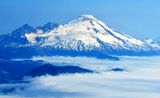 Mount Baker from Kodiak 100 airplane  