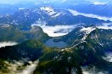 Smoker Peak and surrnounding Lakes, Coast Mountains, Pacific Ranges, BC, Canada  
