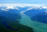 Spurt Pt Lake, Powell Peak, Dana Peak, Dome Peak, Agassiz Peak, North Baird Glacier, Buddington Range, Baird Glacier, Pebble Pea
